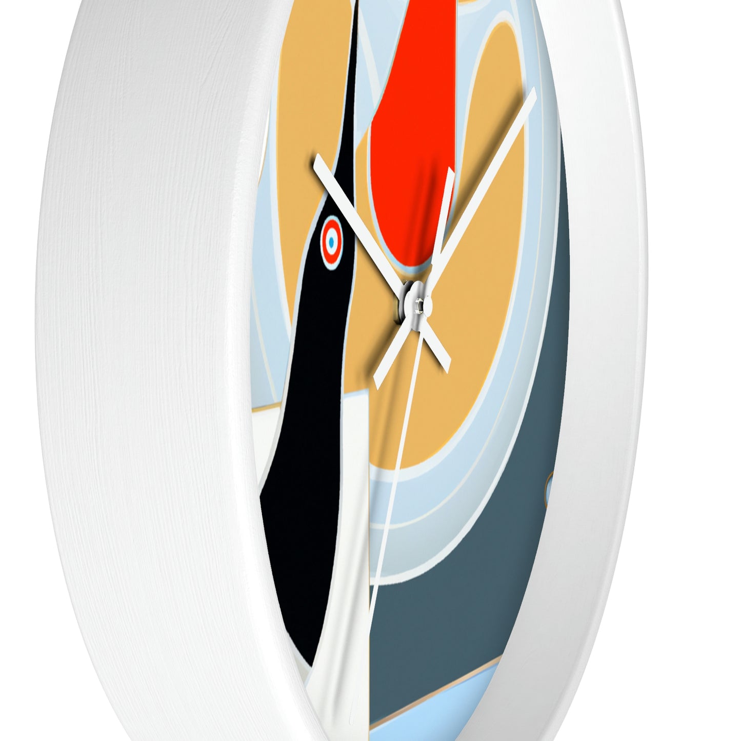 "A Salty Sea Tale: An Unexpected Encounter with an Unusual Creature" - The Alien Wall Clock