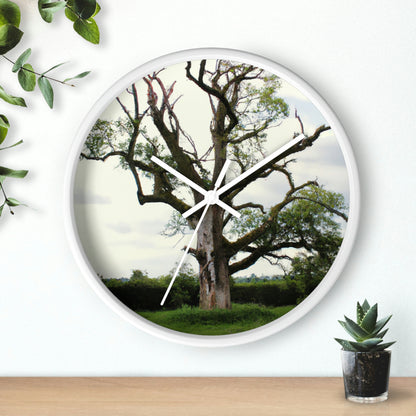 "The Ancient Tree in the Forgotten Meadow" - The Alien Wall Clock