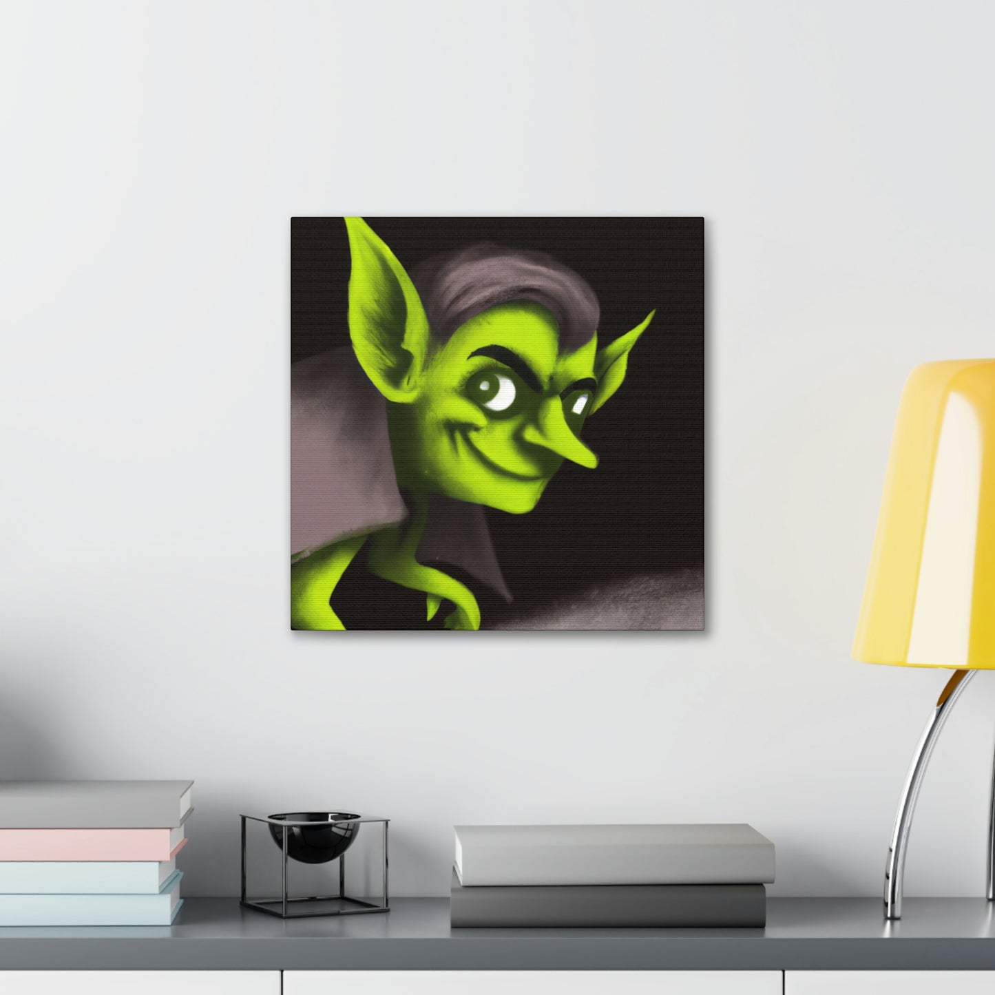 "The Mysterious Goblin in the Shadows" - The Alien Canva