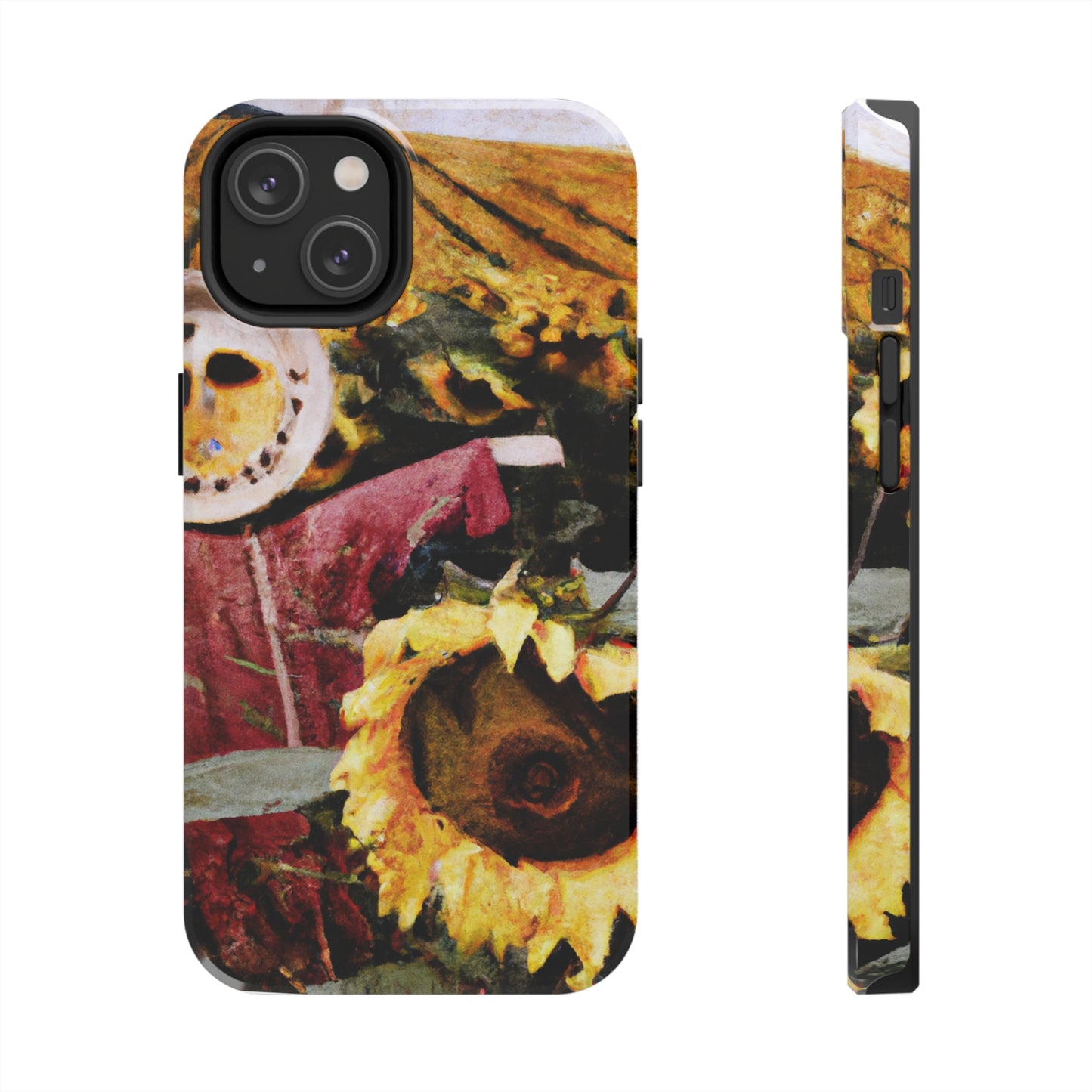 "Centinela solitaria del campo de girasoles" - Las fundas para teléfonos Alien Tough