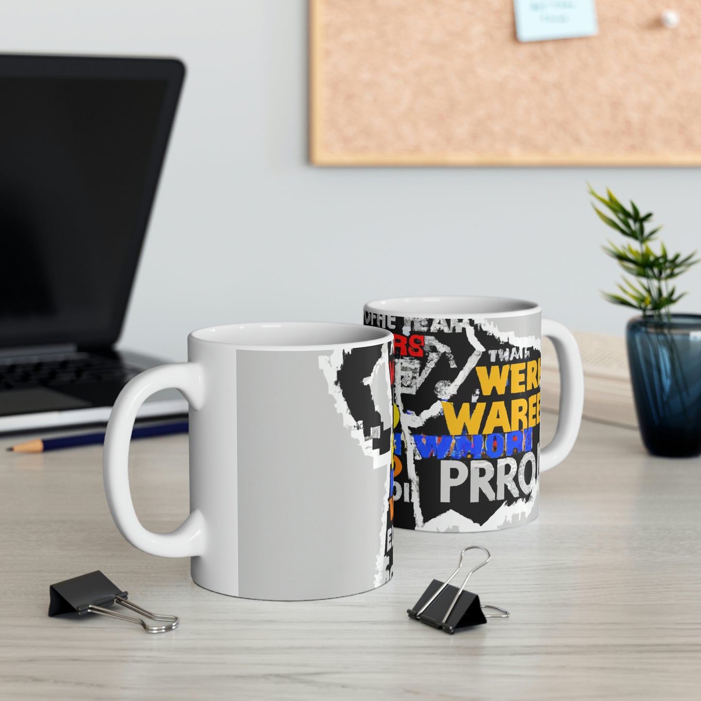 Superhero Word Pop Art - The Alien Ceramic Mug 11 oz