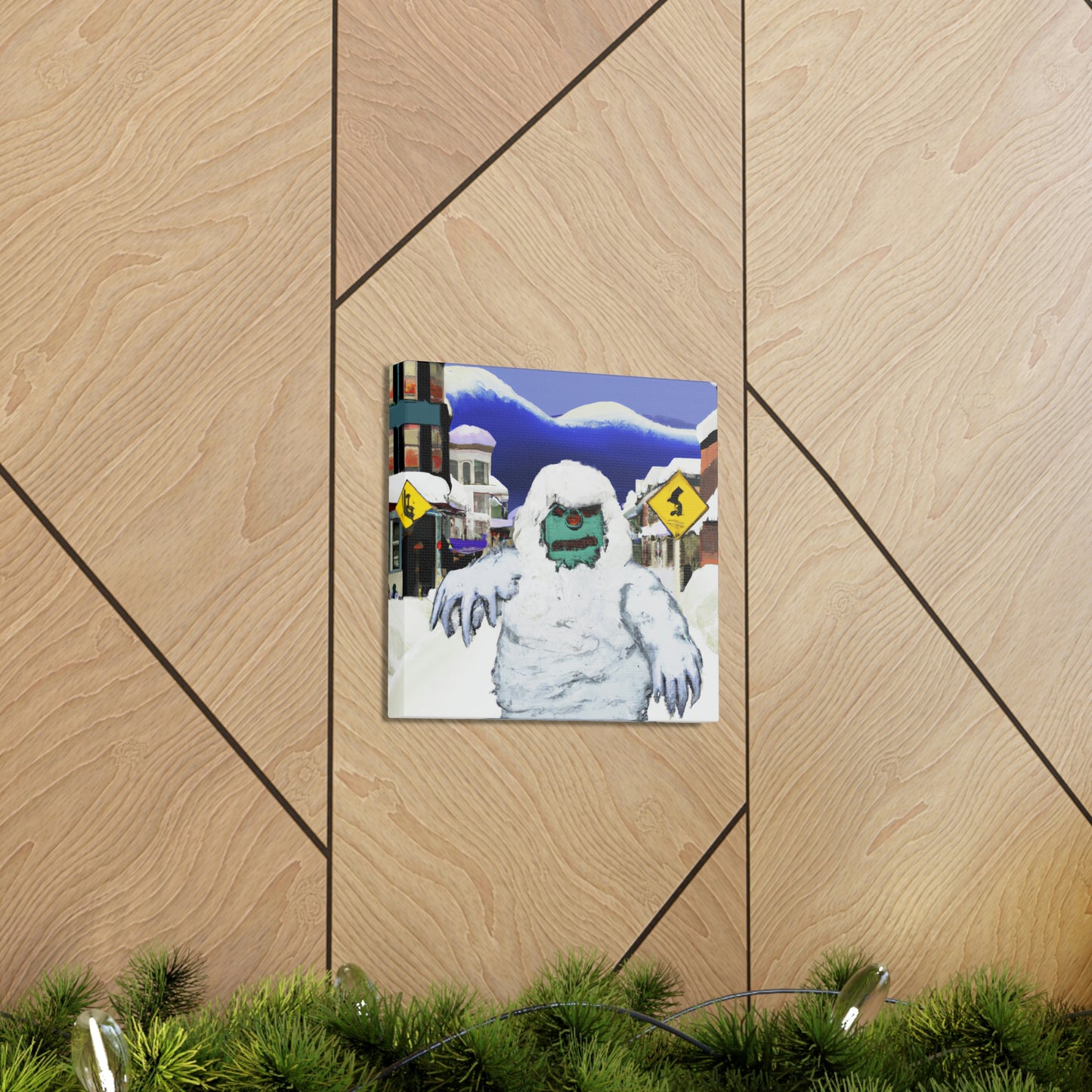 Frozen Terror: The Abominable Snowman's Reign - The Alien Canva