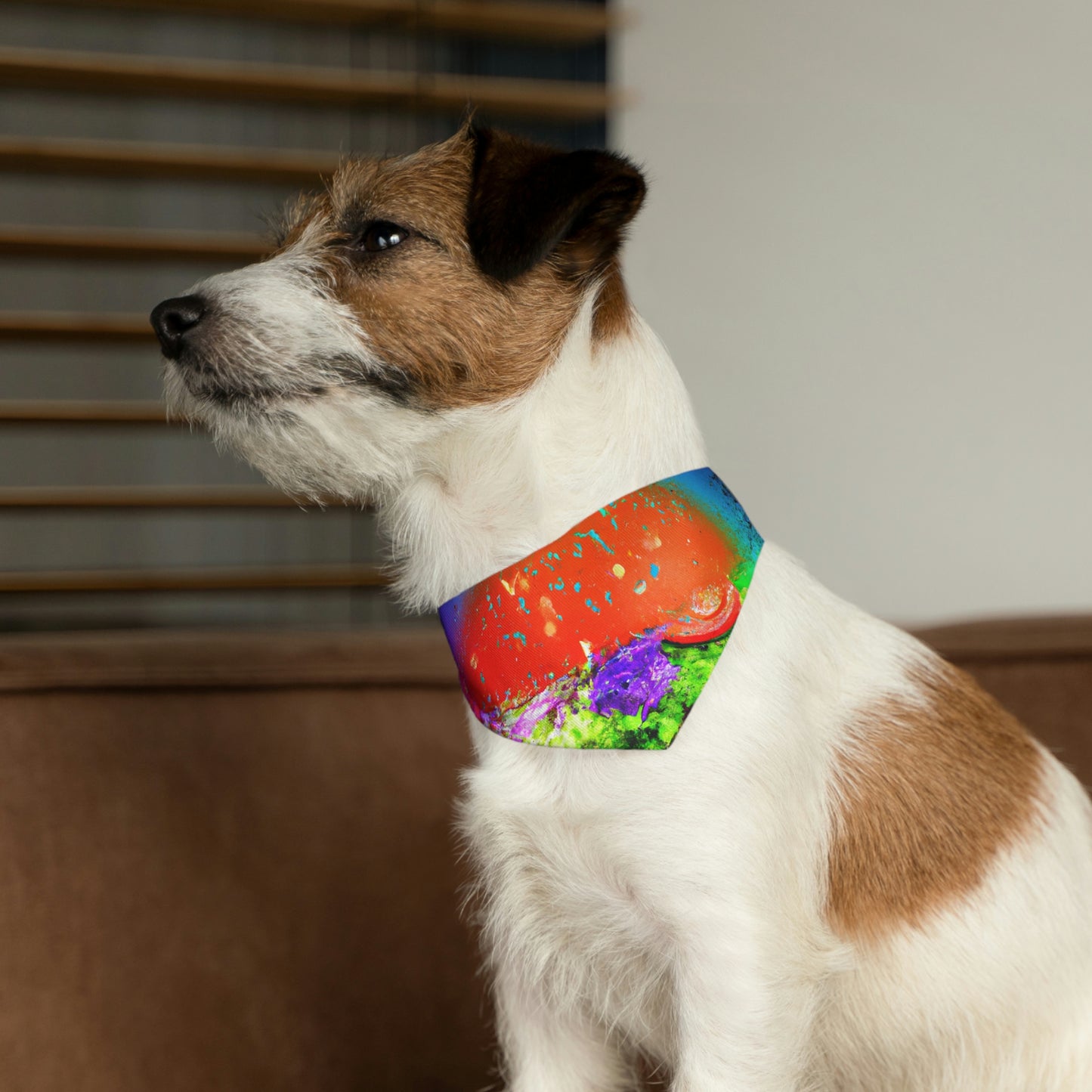 "Burger Rainbow" - The Alien Pet Bandana Collar