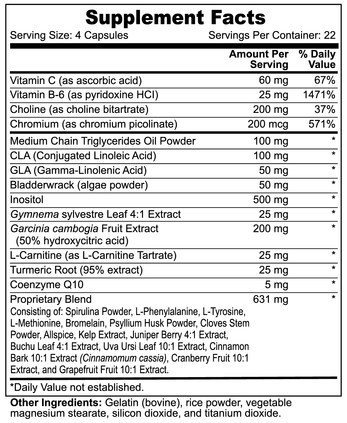 Super Fatburner mit MCT 90 Kapseln The Alien Vitamins &amp; Supplements