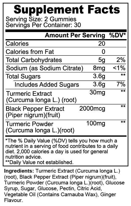 Turmeric Gummies 60 Gummies Die Alien Vitamine &amp; Nahrungsergänzungsmittel