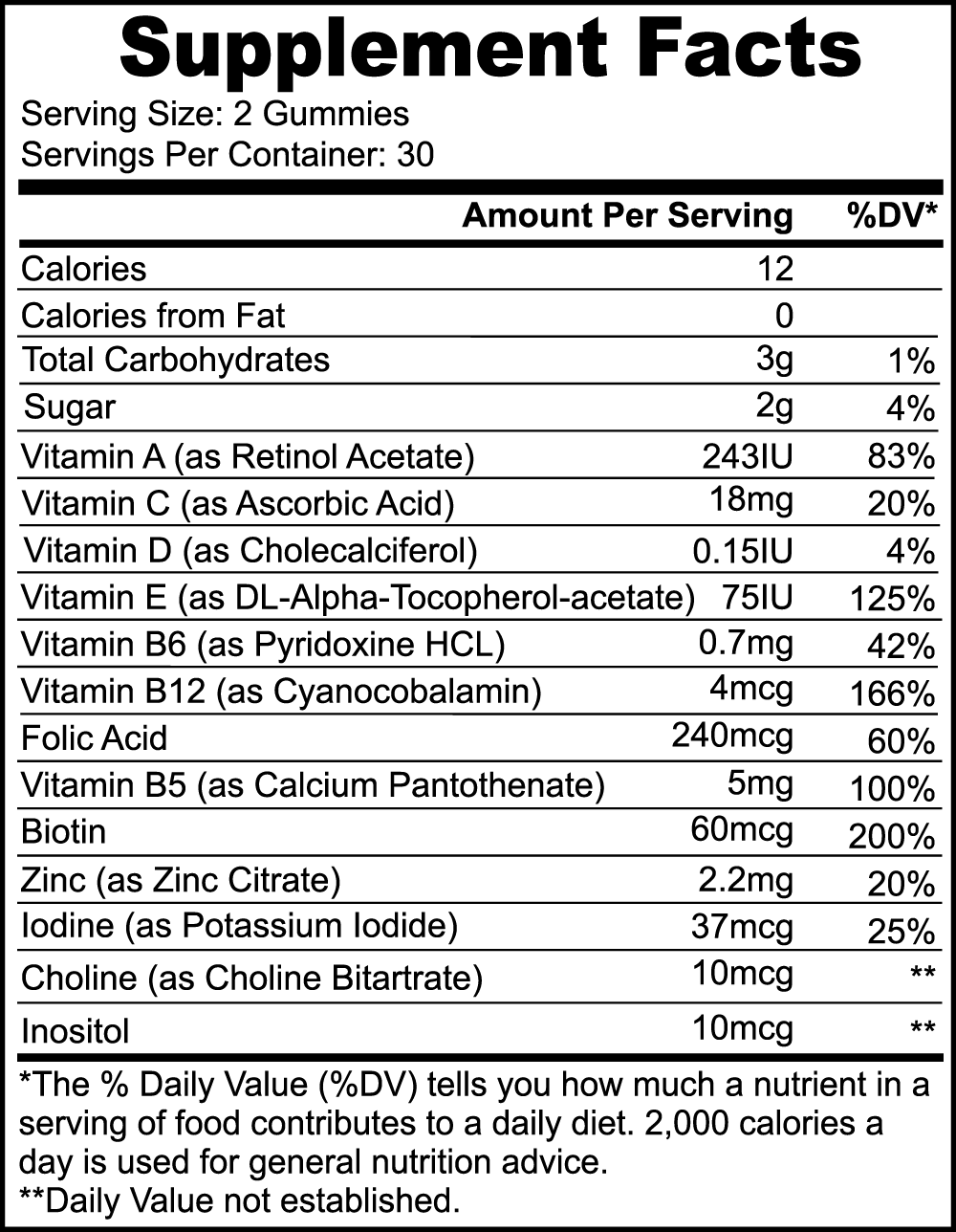 Multivitamin Bär (Erwachsener) 60 Fruchtgummis The Alien Vitamins &amp; Supplements