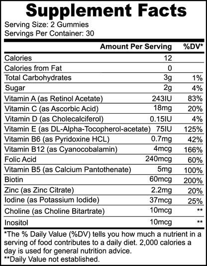 Multivitamin Bär (Erwachsener) 60 Fruchtgummis The Alien Vitamins &amp; Supplements