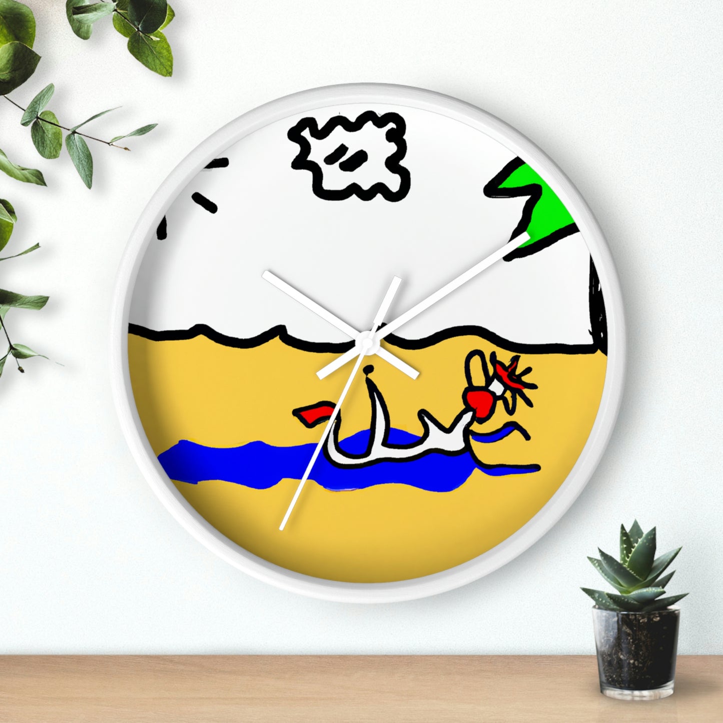 Mermaid's Solitude Island. - The Alien Wall Clock