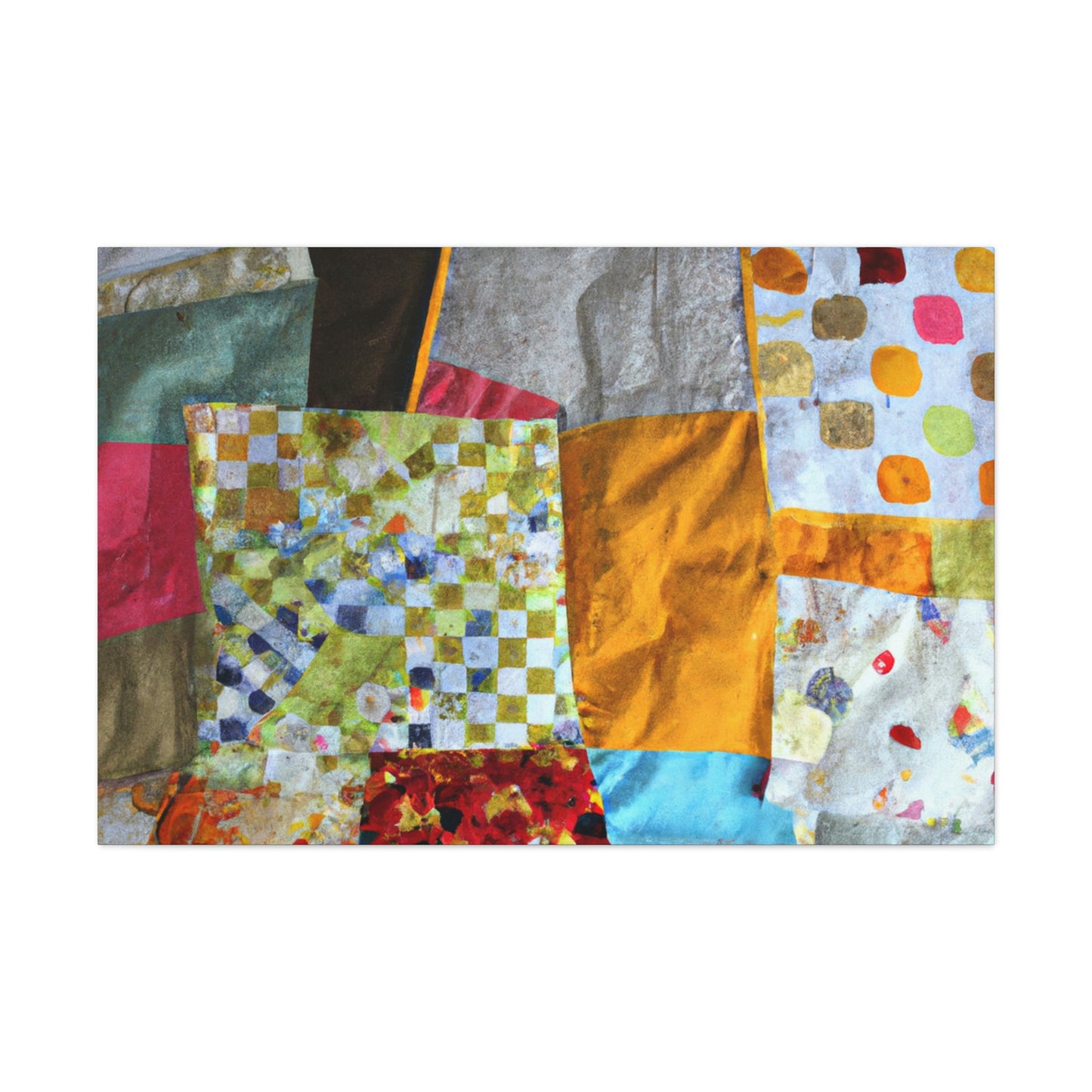 "Stitching Together a Scrap Quilt" - The Alien Canva