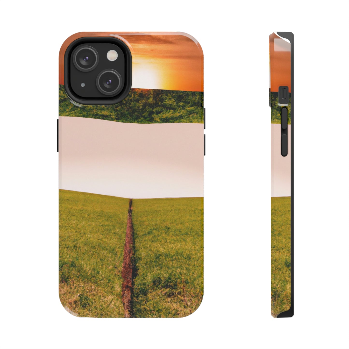 "Golden Horizon at Dusk" - Die Alien Tough Phone Cases