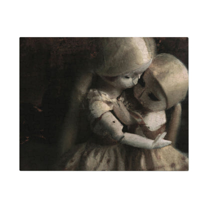 "A Melancholy Tango of Two Dolls" - The Alien Jigsaw Puzzle