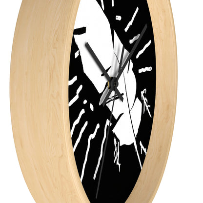 Lost in the Shadows: The White Feather's Journey - The Alien Wall Clock