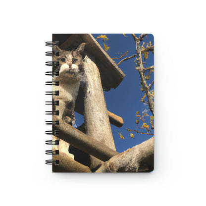 "Kitty in the Ruins" - The Alien Spiral Bound Journal