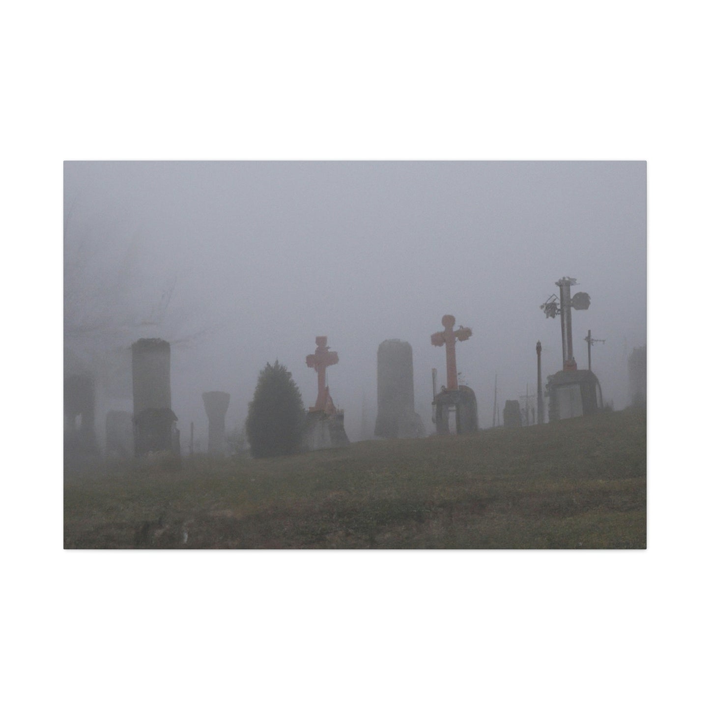 "The Foggy Graveyard" - The Alien Canva