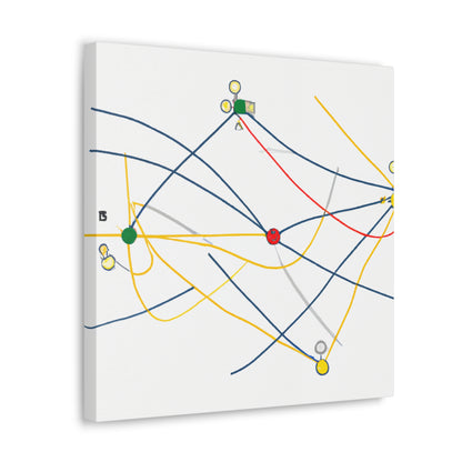 "Explorando la topología dinámica: visualización ingeniosa de una estructura de red". - El Canva alienígena