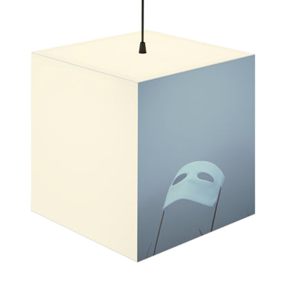 "The Ghostly Mask in the Foggy Sea". - The Alien Light Cube Lamp