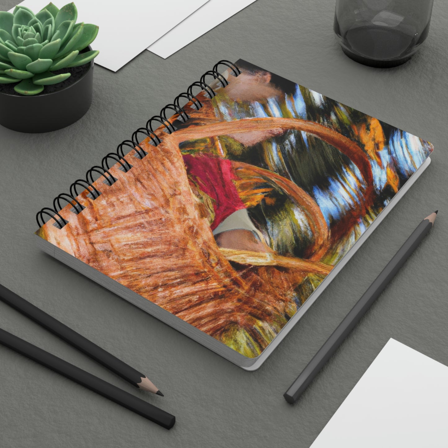 "Autumn Picnic in the Forest" - The Alien Spiral Bound Journal