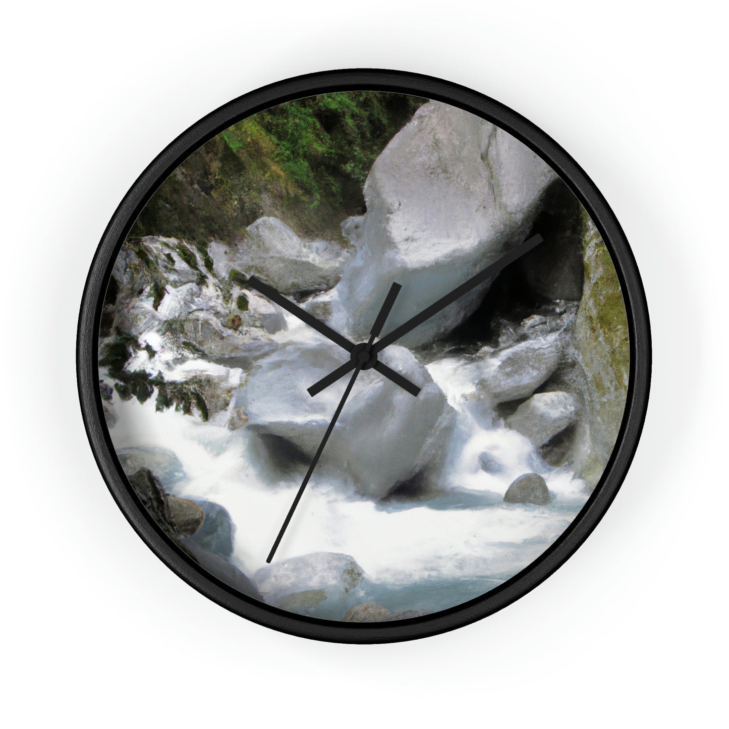 "Canyon Chaos: The Rockslide Race" - The Alien Wall Clock