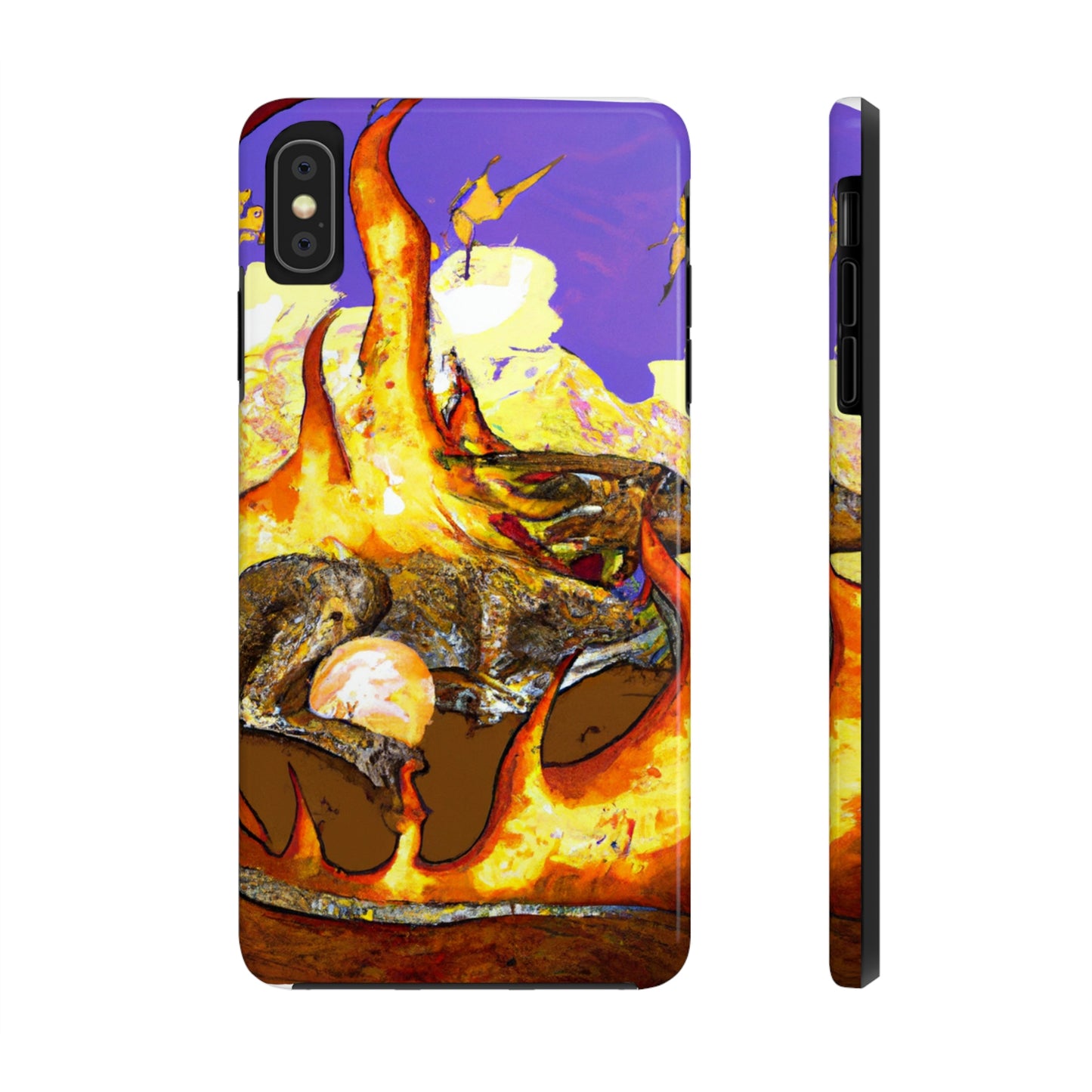 „Ein schlummernder Drache in höllischer Umarmung“ – The Alien Tough Phone Cases