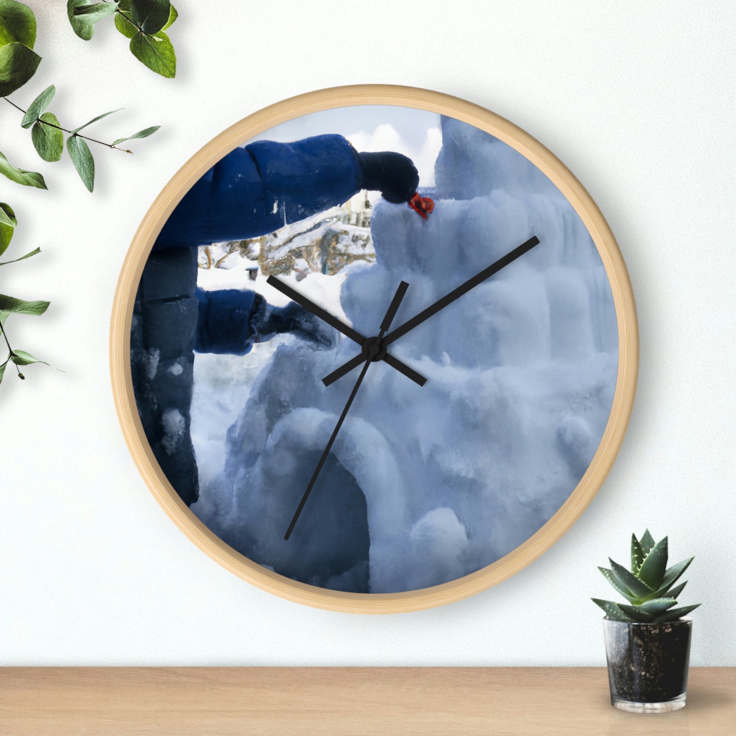 Magical Winter Wonderland - The Alien Wall Clock