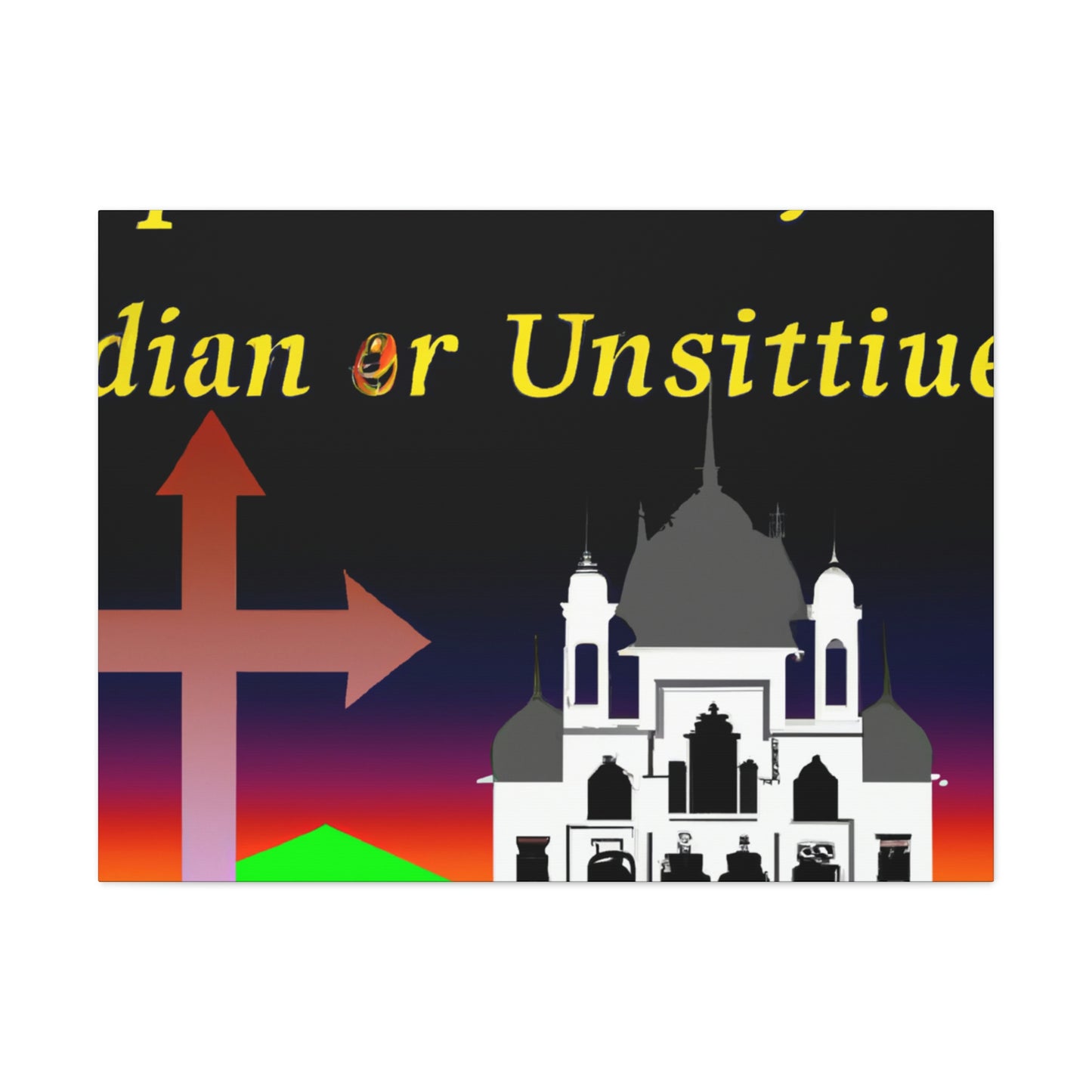 "Un mundo sin fe: examinando el fin de la religión" - The Alien Canva