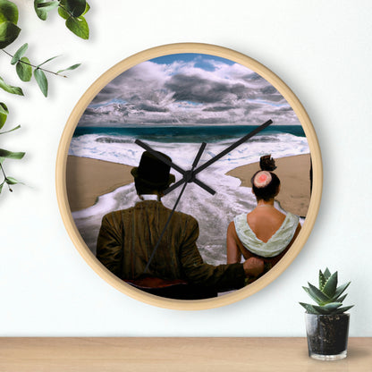 Sea-Swept Romance - The Alien Wall Clock