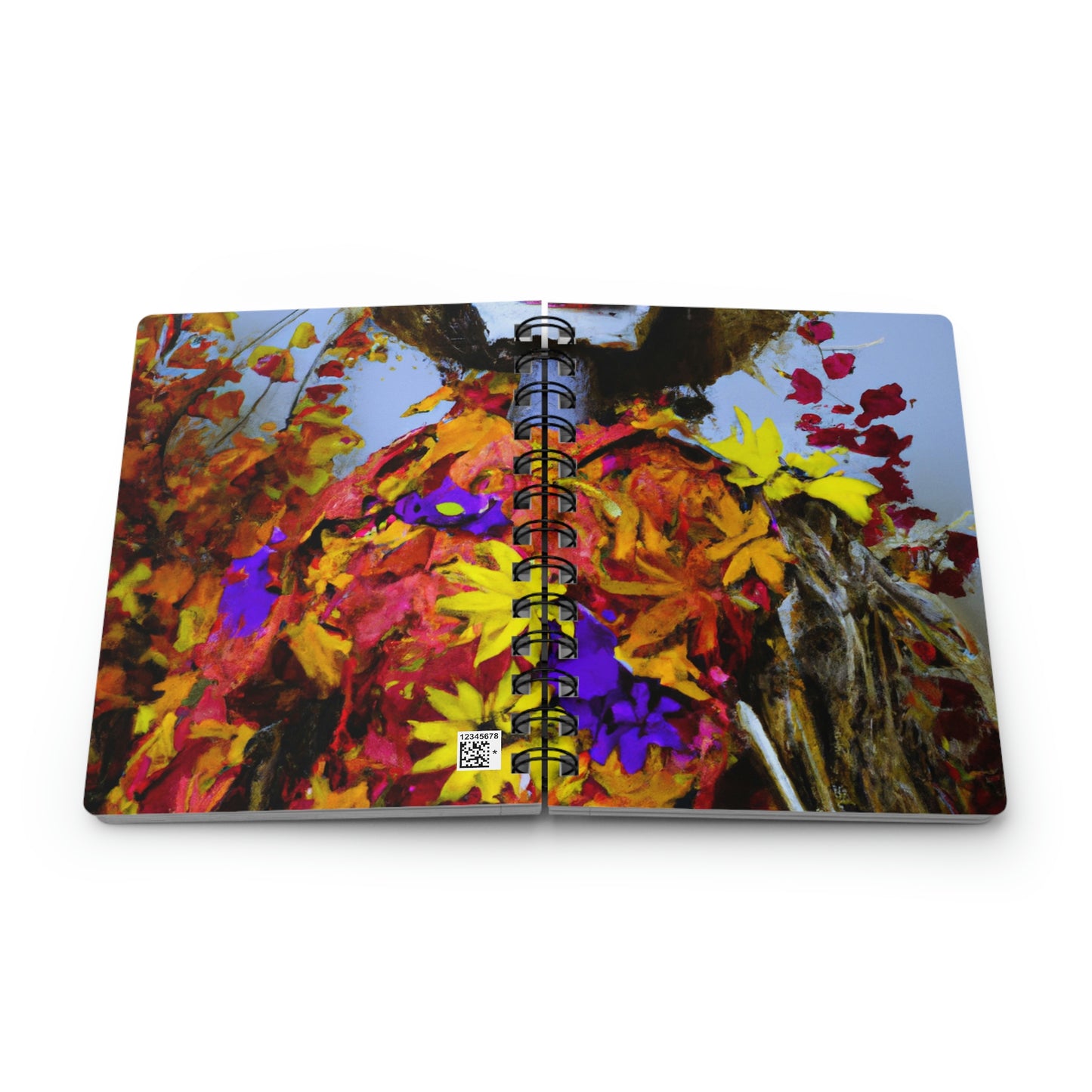 "Autumn Scarecrow Blues" - The Alien Spiral Bound Journal