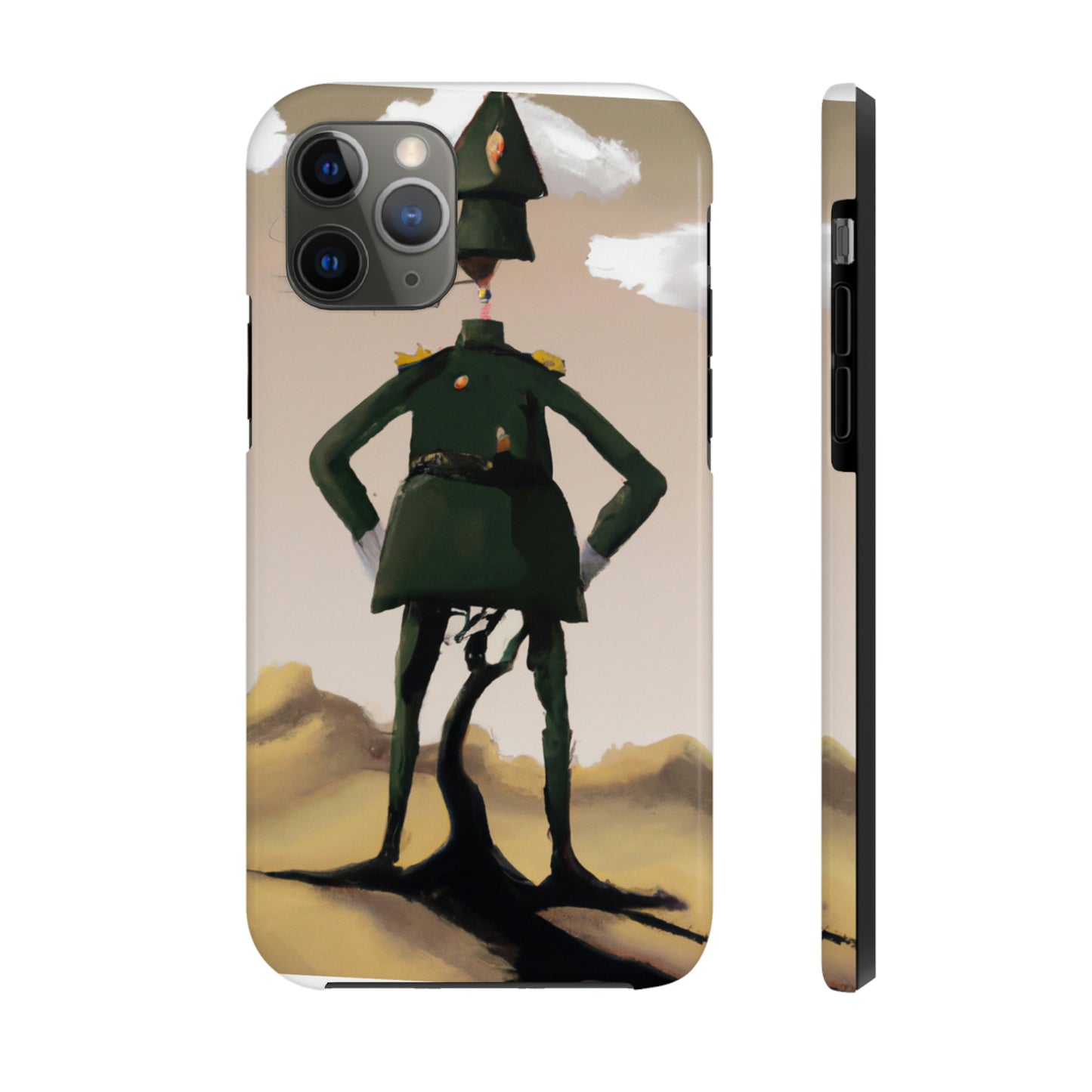 "Courage Against Despair: A Soldier's Triumph" - The Alien Tough Phone Cases