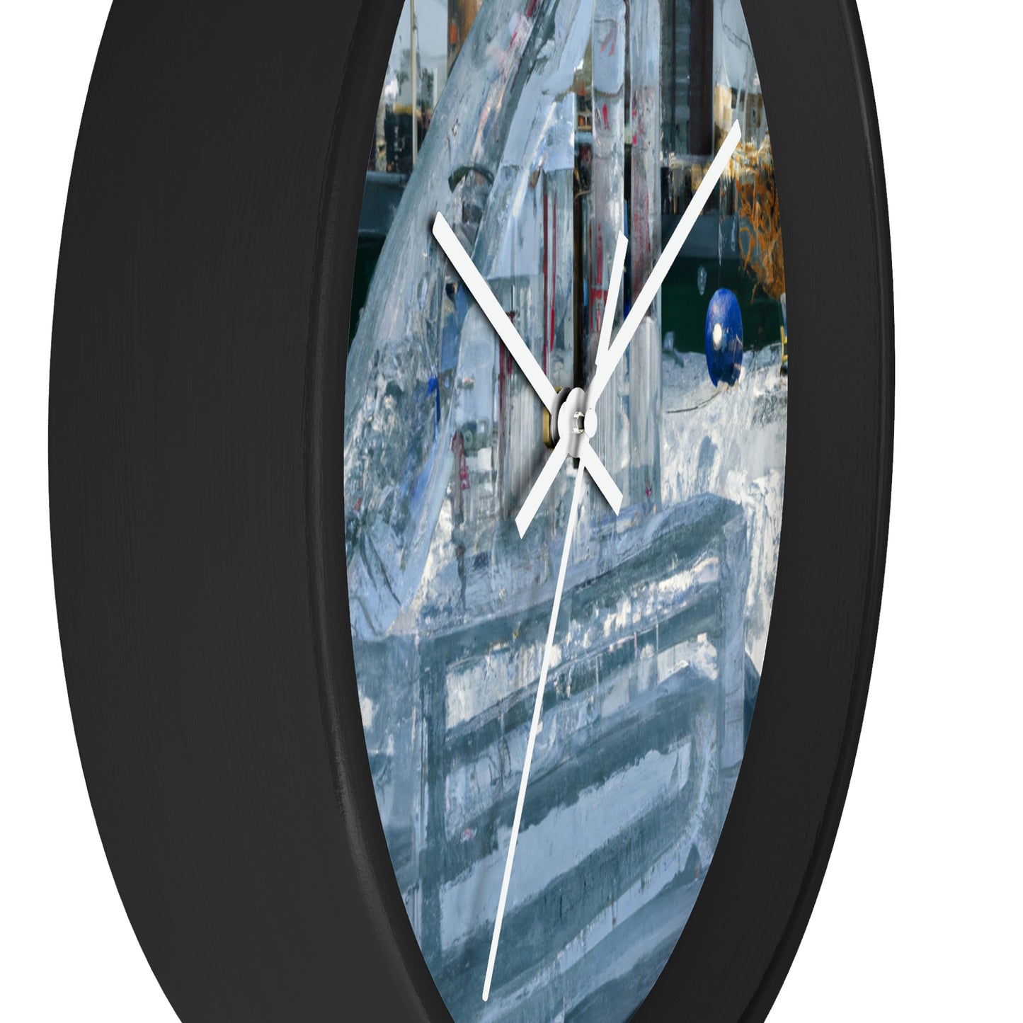 "Frozen Melodies: Crafting Music with Ice" - The Alien Wall Clock