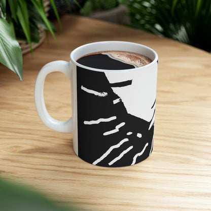 Lost in the Shadows: The White Feather's Journey - The Alien Ceramic Mug 11 oz