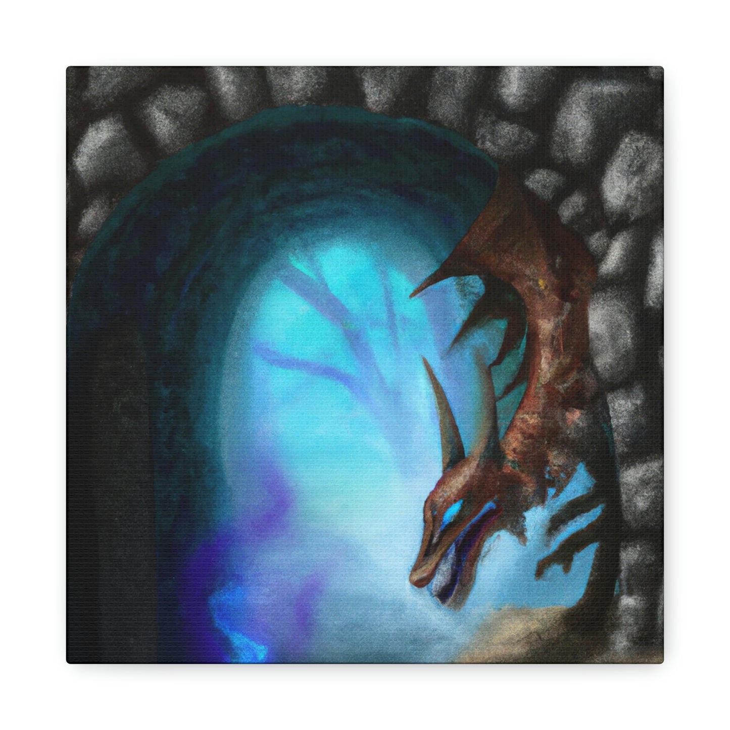 "The Dragon and the Forbidden Portal" - The Alien Canva