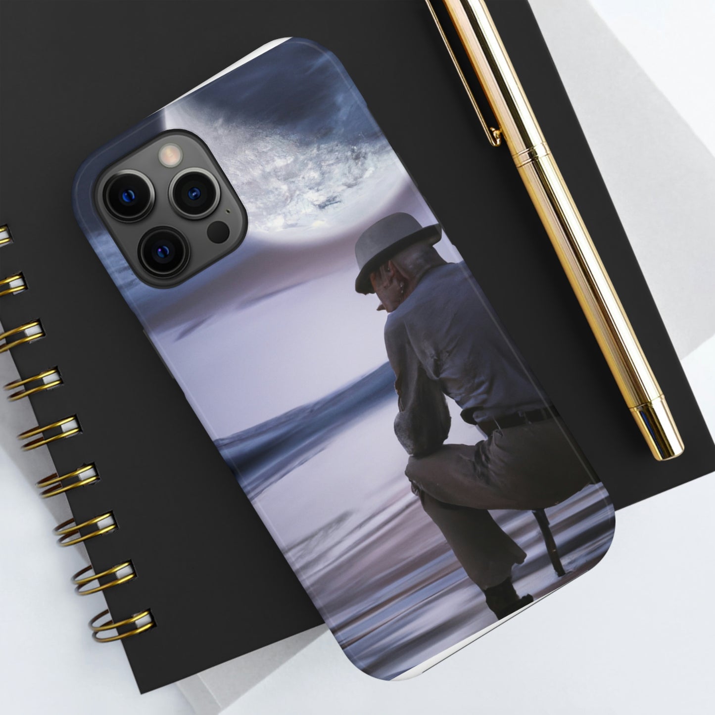 Moonlight Reflections on a Quiet Lake – Die Alien Tough Phone Cases