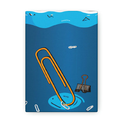 "A Paperclip Against the Tide: Escaping a Sinking Submarine" - The Alien Canva