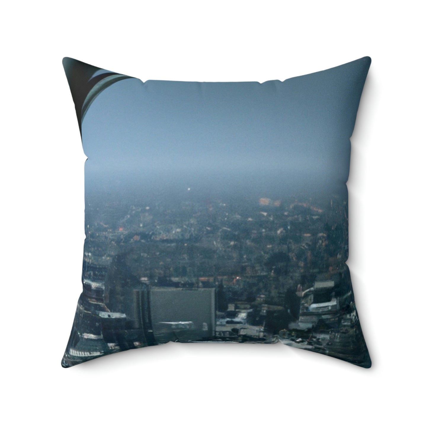 "A Distant Spark: An Alien's Search for Sanctuary in the City." - The Alien Square Pillow