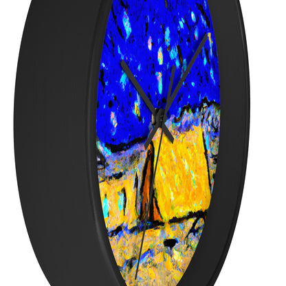 "Enchanted Sands of the Night Sky" - The Alien Wall Clock