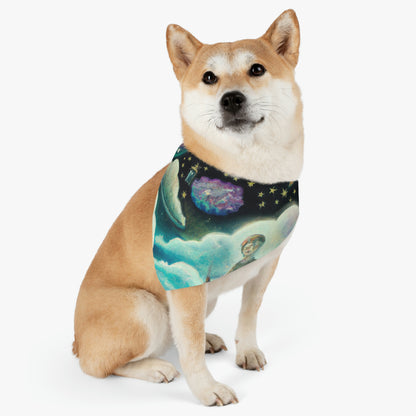 "A Sea of Diamonds in the Night" - The Alien Pet Bandana Collar