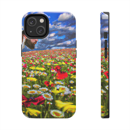 "Eine glückselige Tour durch Blumenpracht" - Die Alien Tough Phone Cases