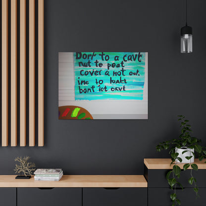 Paint the Words: An Artist's Quote Inspired Creation - Canvas