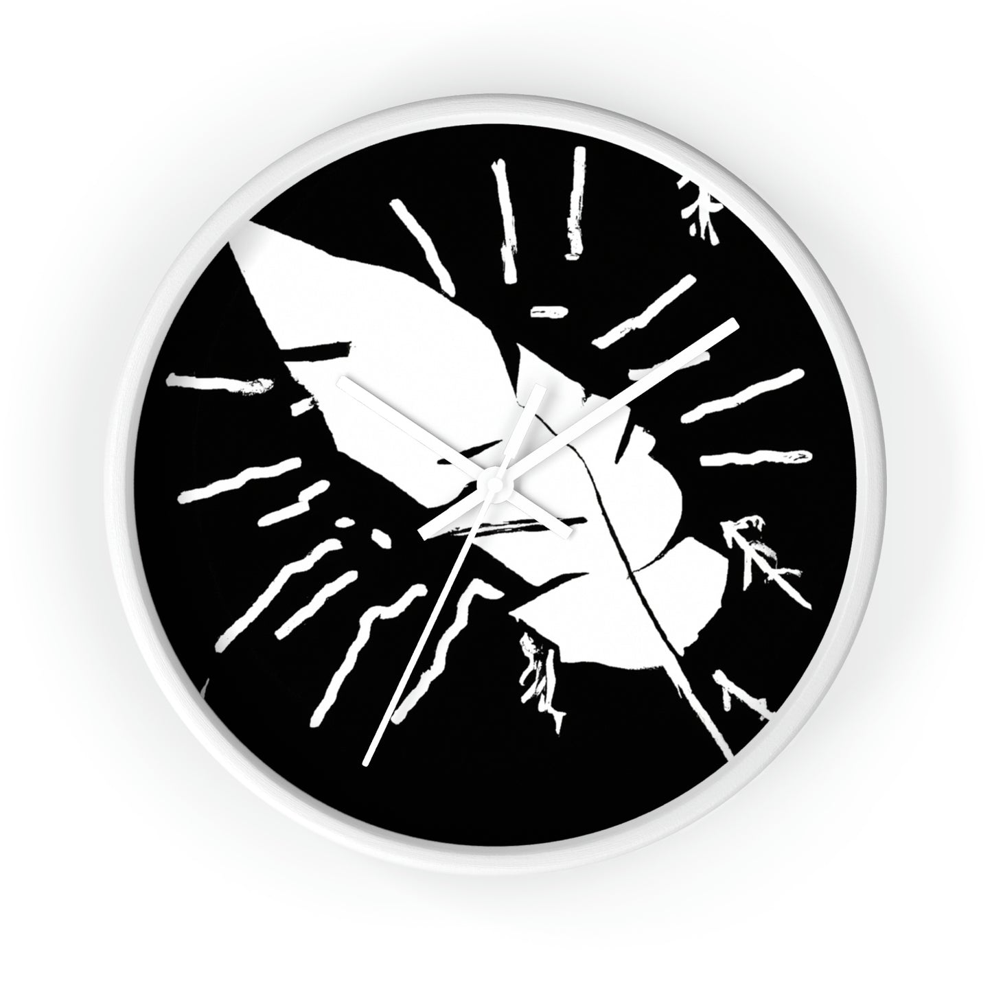 Lost in the Shadows: The White Feather's Journey - The Alien Wall Clock