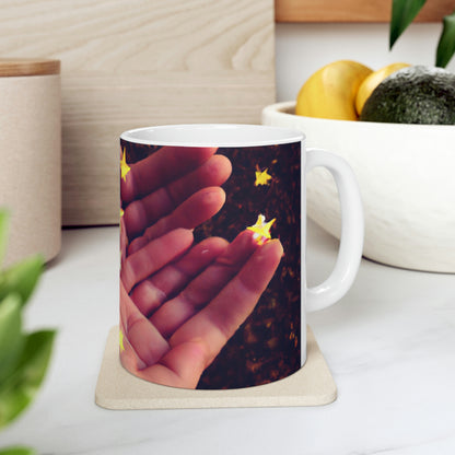 "A Starry Wish in My Pocket" - The Alien Ceramic Mug 11 oz