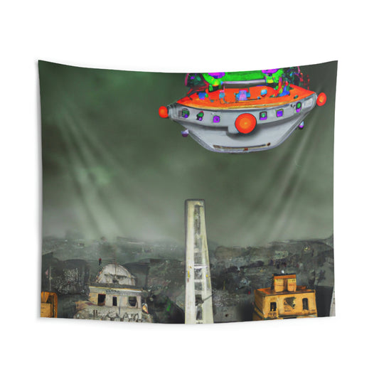 "Conundrum in the Ruins" - The Alien Wall Tapestries