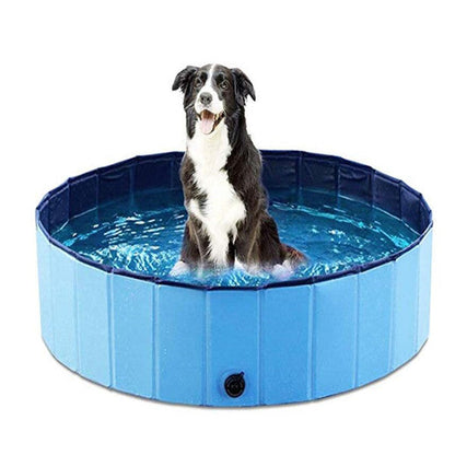 Piscina para mascotas, piscina para perros, suministros de baño para perros grandes plegables