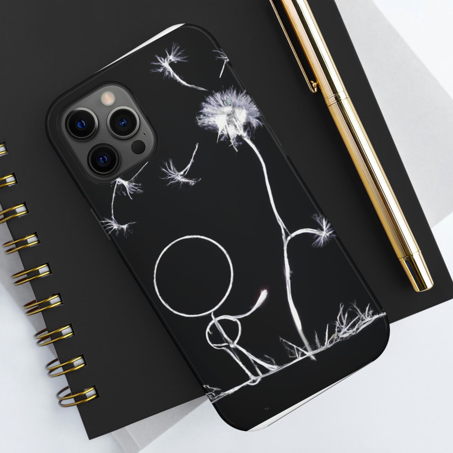 "A Dandelion Flicker in the Midnight Breeze" - The Alien Tough Phone Cases