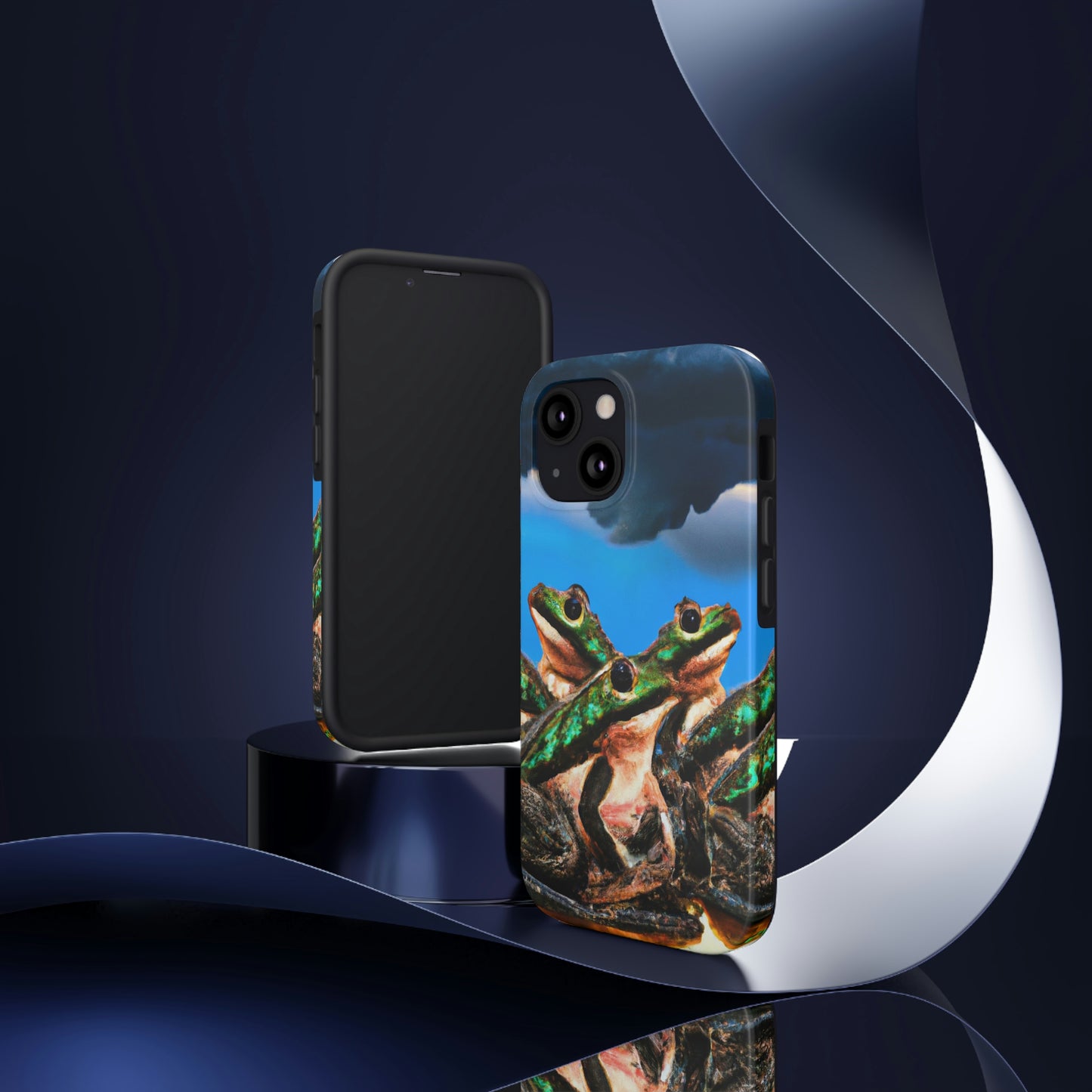 "Ein Froschchor im Gewitter" - Die Alien Tough Phone Cases