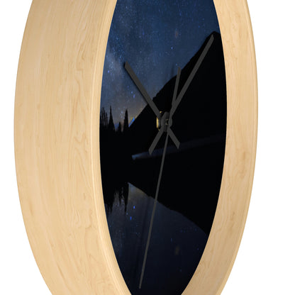 "A Starlit Tranquility" - The Alien Wall Clock