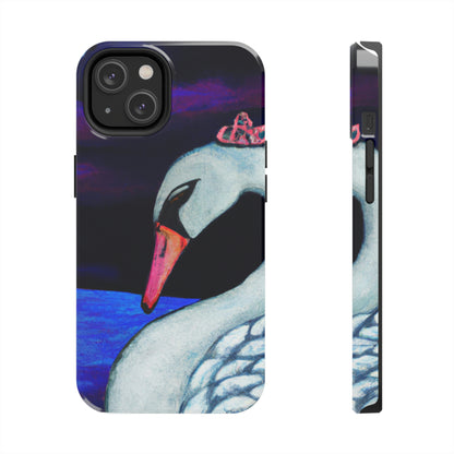 "A Swan's Lament: The Widwed Heavens" - Die Alien Tough Phone Cases