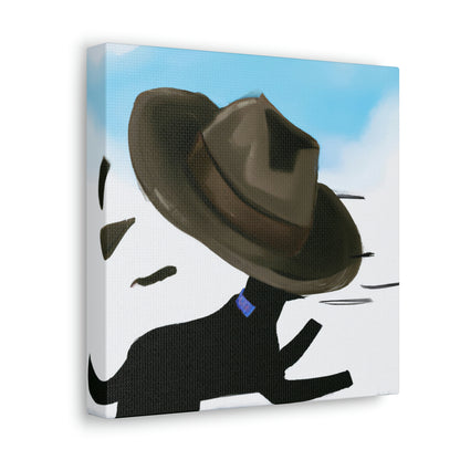 "The Hat Hunter" - Die Alien-Canva