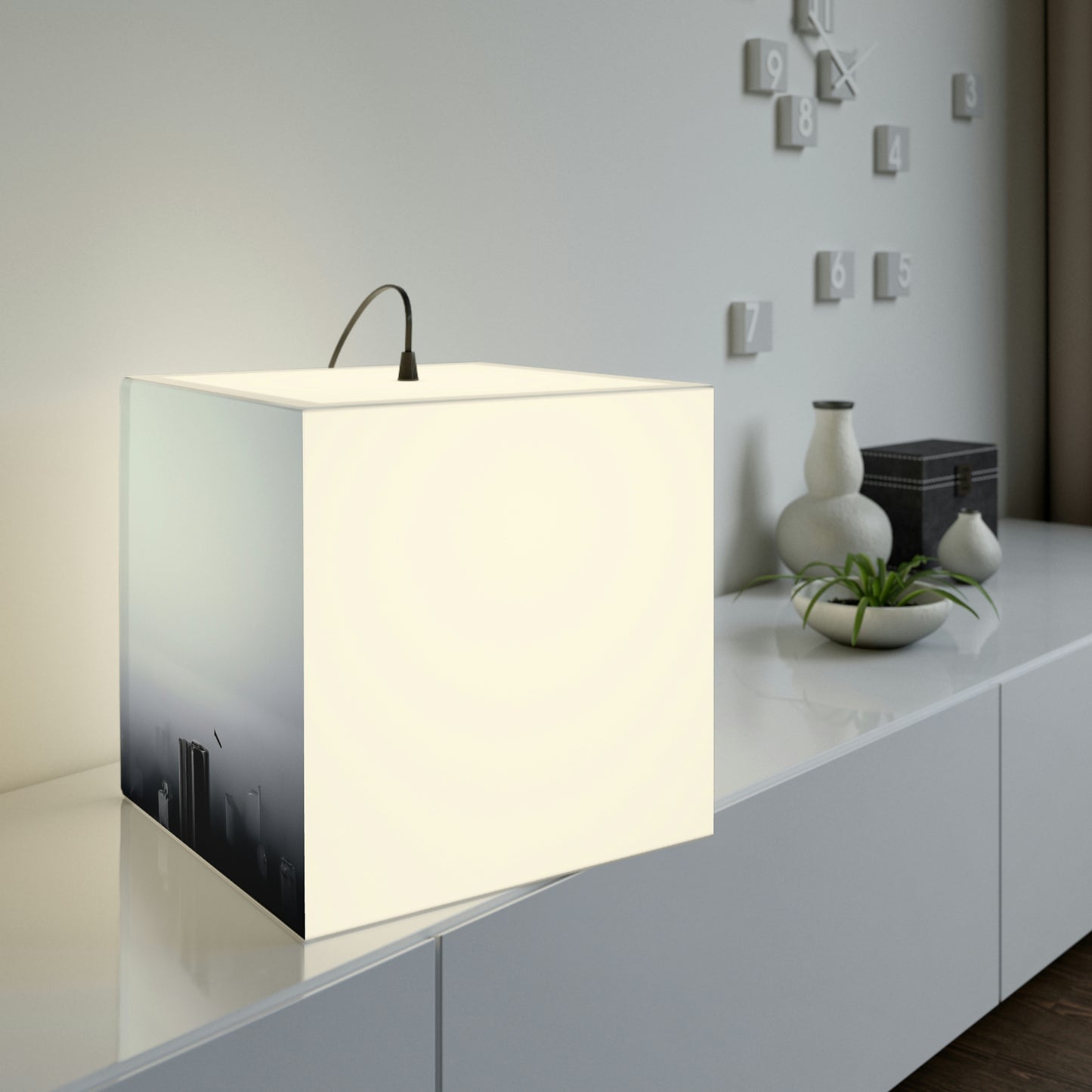 "Aufsteigend in die Wolken" - Die Alien Light Cube Lampe