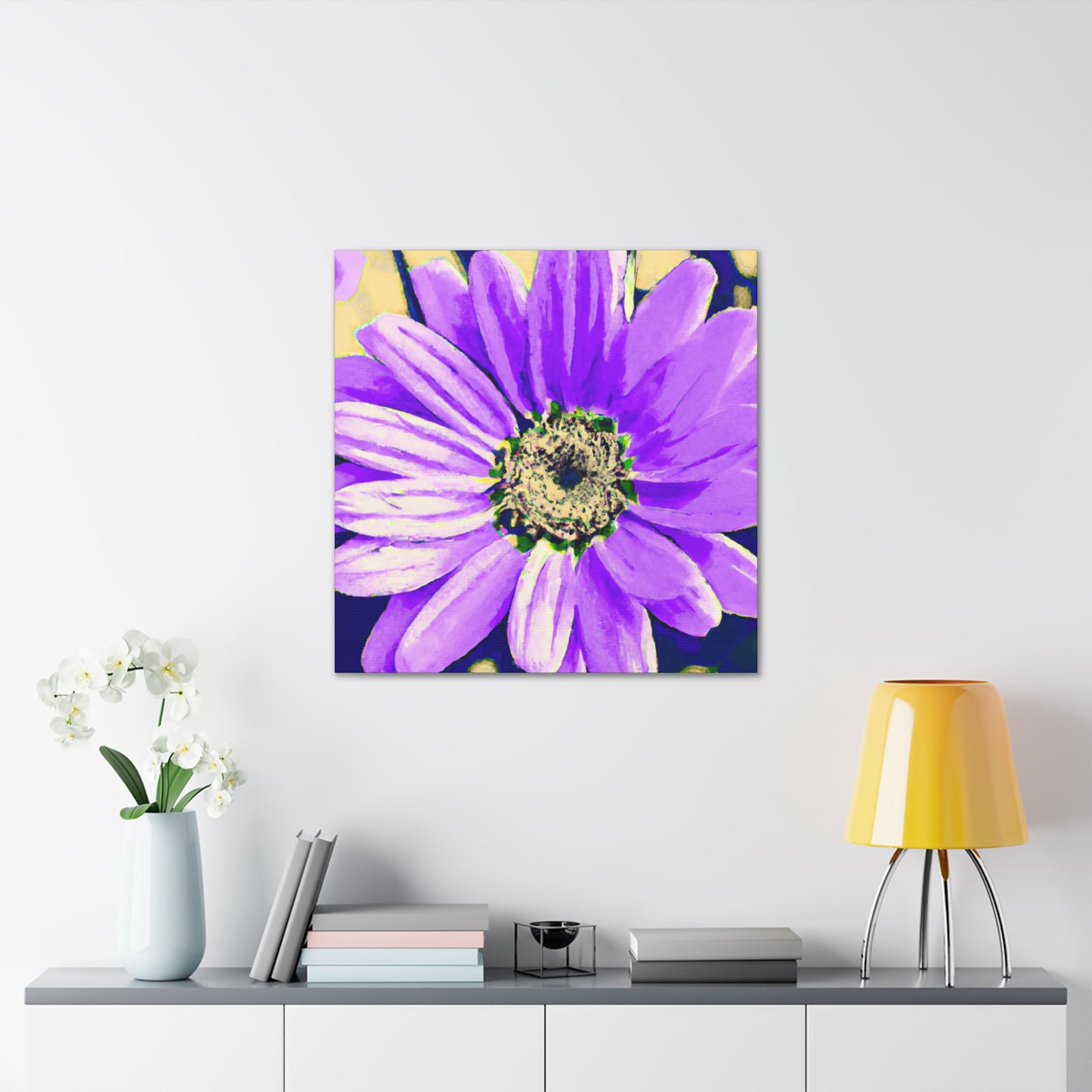 Purple Petals Popping: Create an Eye-Catching Daisy-Rose Fusion - The Alien Canva