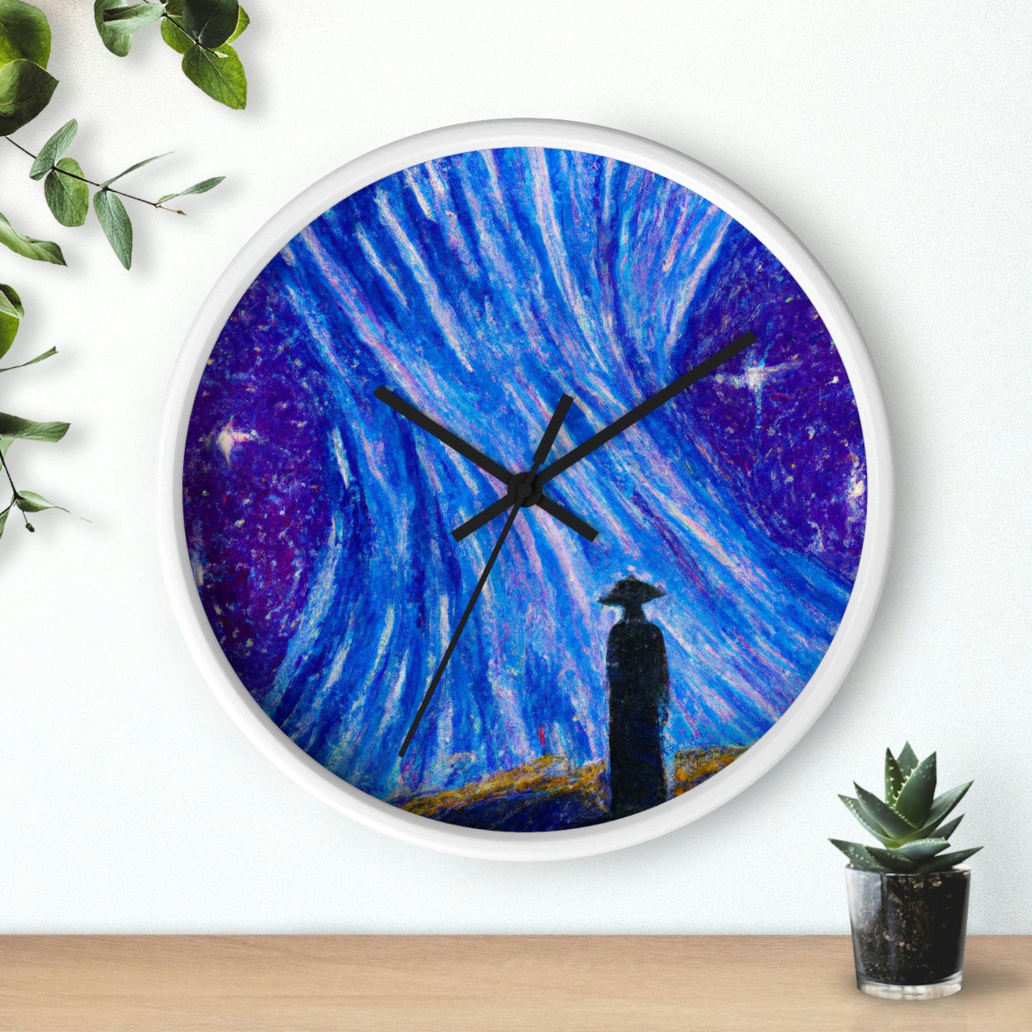 "A Starlit Solace" - The Alien Wall Clock